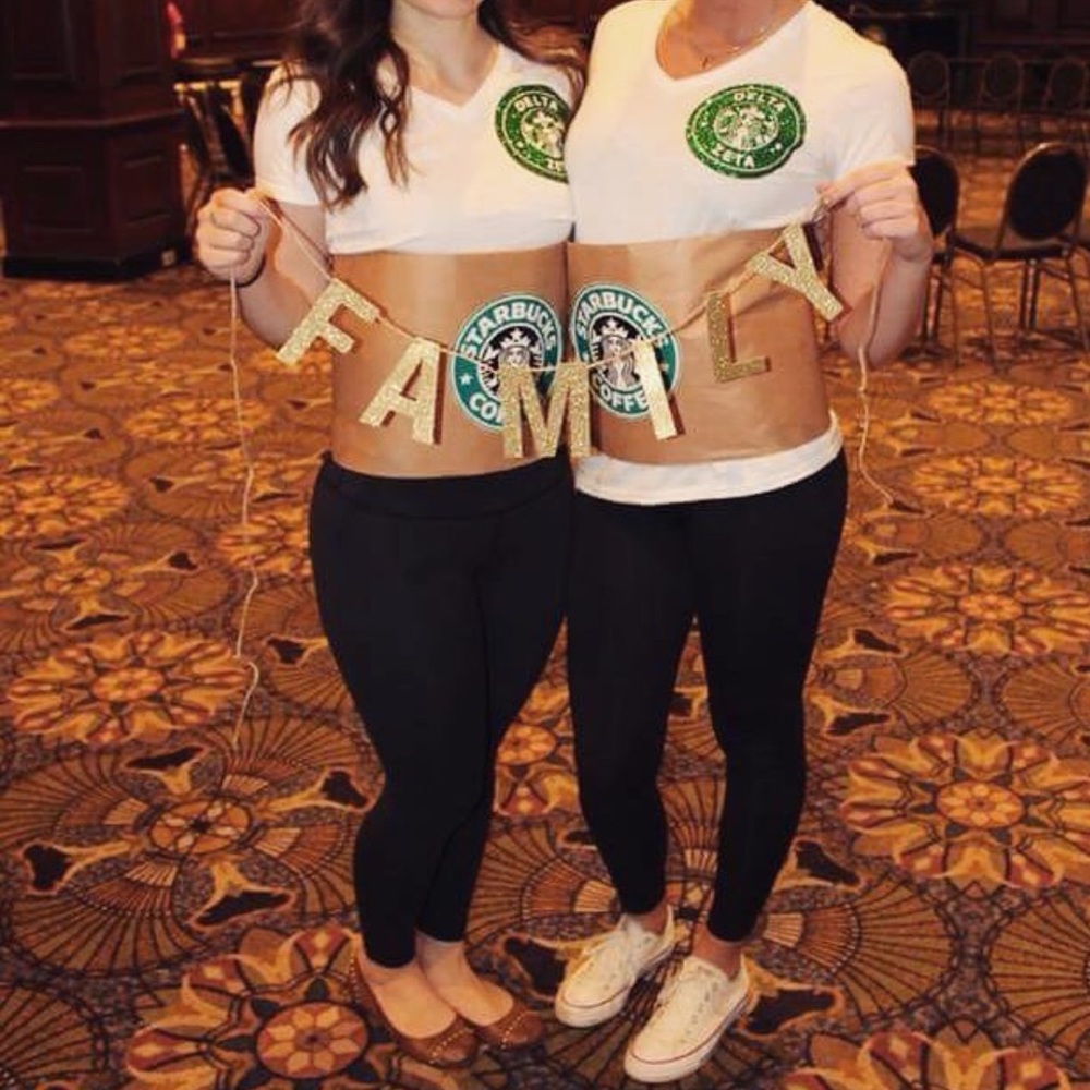 Delta Zeta Big Little Starbucks bundle